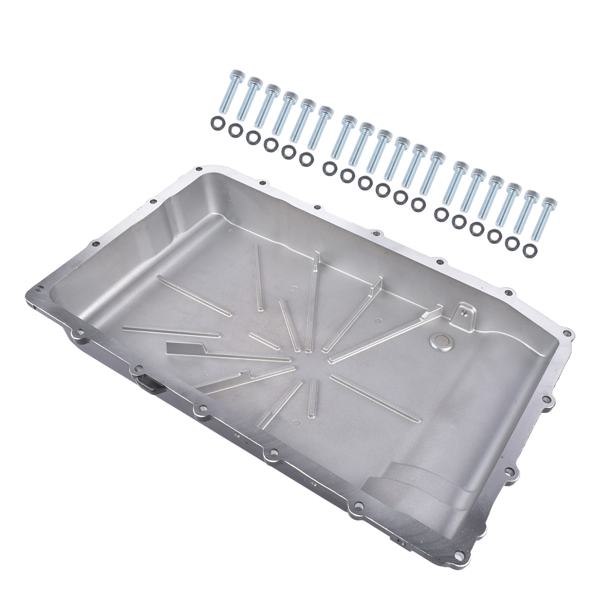 变速箱油底壳 Heavy Duty Cast Aluminum Transmission Oil Pan Replacement for Ford F-150 Mustang Expedition Ranger Explorer Lincoln Navigator 328053210-6