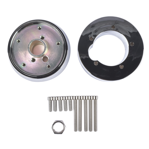 方向盘适配器 T02 Steering Wheel Hub Adapter Replacement for Kenworth, Peterbilt, Volvo 36 Spline Only, Western Star, Mack - 5 Hole-6