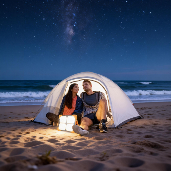 便携式LED太阳能工作灯，无级调光，工地电池可充电LED落地灯，飓风应急工作灯-5