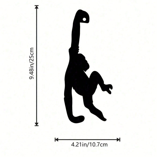 CIFbuy无痕强力卡通动物挂钩壁挂，厨房浴室玄关免钉收纳神器（TikTok、temu下自提）-5
