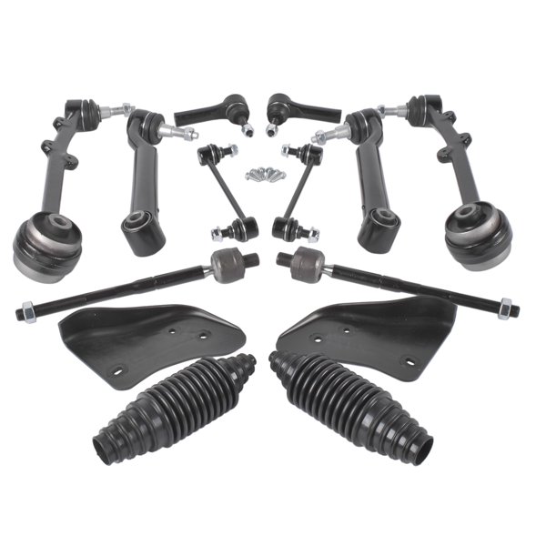 控制臂 12Pcs Front Lower Forward Rearward Control Arms Kit Replacement for 2015-2019 Ford Mustang #RK623465 RK623464-4