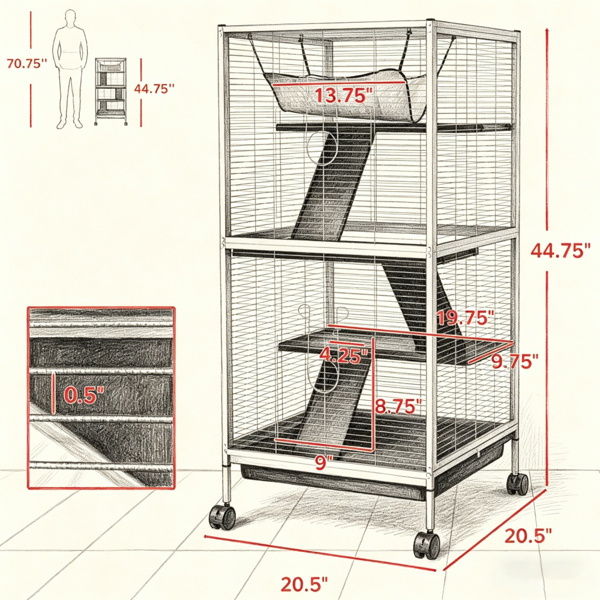 仓鼠笼/宠物笼-8