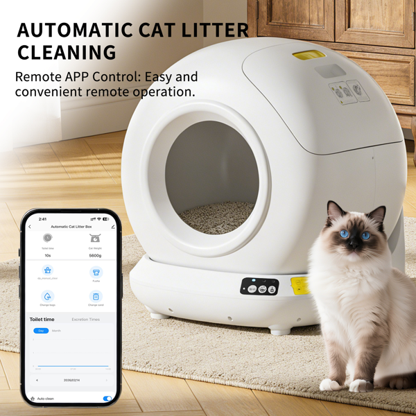 全自动猫砂盆 - 365天无需铲屎，极致洁净，尊享智能养宠生活-10