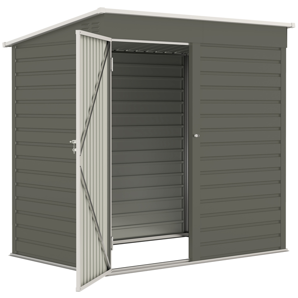 室外花园储物棚工具房-2