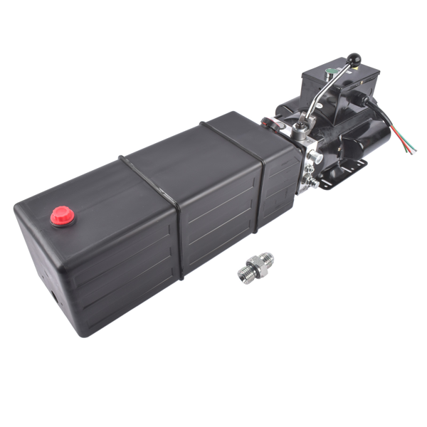 液压泵 14 Quart 3.7 Gal Hydraulic Power Unit 3HP 220V 2950 PSI 2880 RPM for 2 and 4 Post Lifts Car Lifting Hydraulic Pump Single-Acting-5