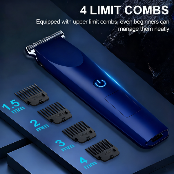 男士专业电动理发器胡须修剪器理发剃须机蓝色(各平台政策不同，链接已附相关资质，如无所需资质请勿上架)-6