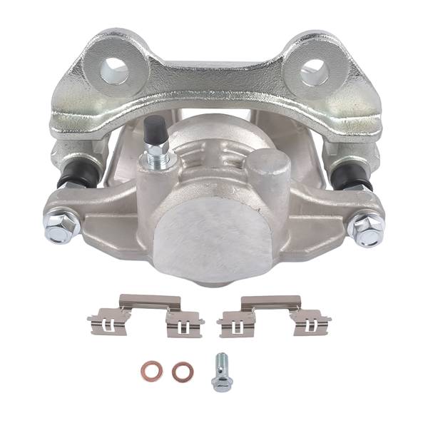 刹车钳 Rear Right Brake Caliper with Bracket Fits for Chevy Astro GMC Safari Yukon Silver 1Pc-1