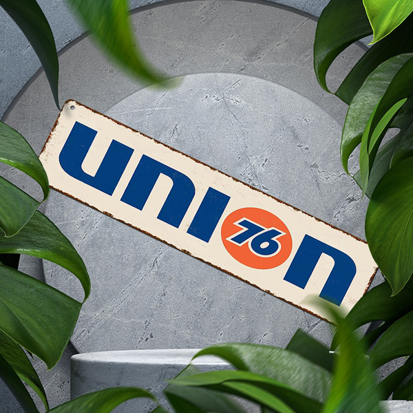 CIFbuy 复古 Union76 金属铝制标牌乡村风墙面装饰车库酒吧室内外壁挂（TikTok、temu 下自提）-5