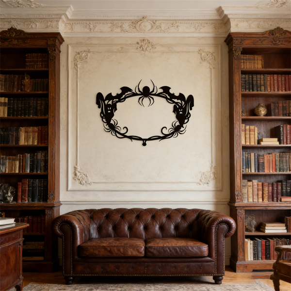 CIFbuy哥特蝙蝠蜘蛛网幽灵挂墙装饰万圣节派对家居室内外节日布置(TikTok、temu下自提)-3