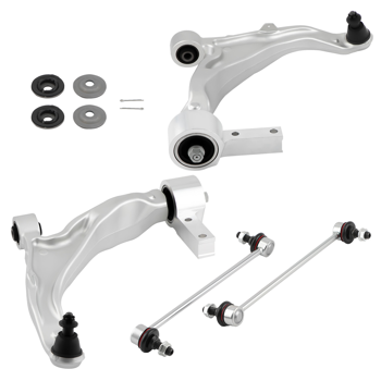 4x Front Suspension Lower Control Arms Sway Bar Kit fit for Acura MDX 2007 - 13 ZDX