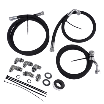 油管套装 Transmission Cooler Lines Fits for Chevy Silverado 2500 3500 HD 6.6L Diesel 2006-2010