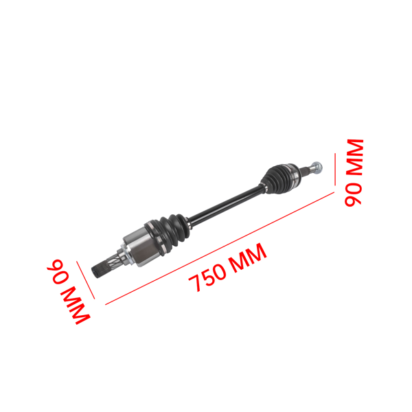 半轴 Front Left 27.91" CV Axle Shaft Fits for 2020-2023 Nissan Sentra 2.0L L4 Auto Trans FWD 39101-6LB0A-6