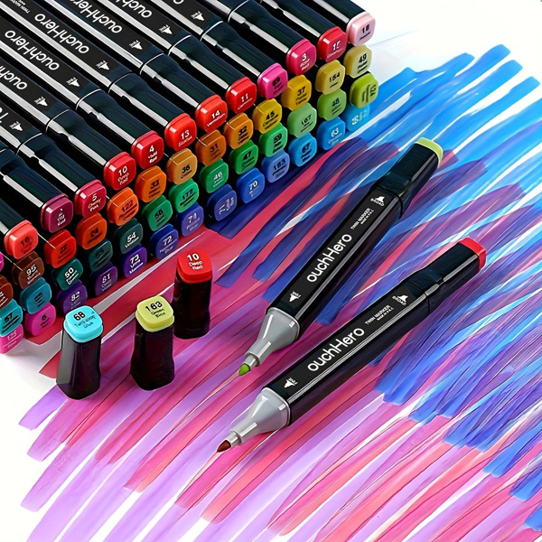 204pcs双头马克笔套装-4