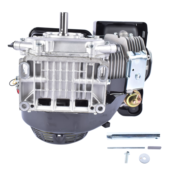 A3 四冲程 420cc 15HP OHV水平轴汽油发动机黑色 4 Stroke 15HP 420cc Gas Engine Black, Horizontal Shaft OHV Gas Motor, Recoil Start Go Kart Motor Engine for Log Splitters Compressors Lawn Mowers-7