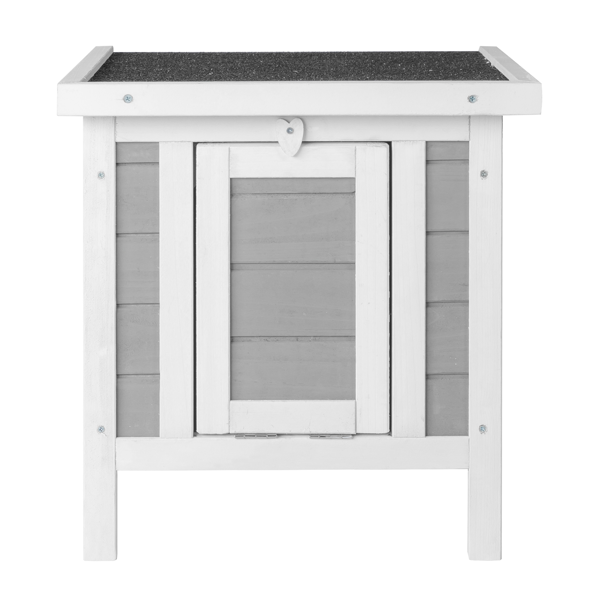 20in  可开屋顶 防水  灰色 变色 黑色沥青屋顶 杉木 木鸡兔笼-7