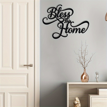 CIFbuy复古防水铁制墙面装饰牌温馨祝福家居励志艺术品（TikTok、temu下自提）