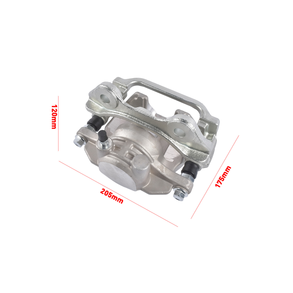 刹车钳 Rear Right Brake Caliper with Bracket Fits for Chevy Astro GMC Safari Yukon Silver 1Pc-9