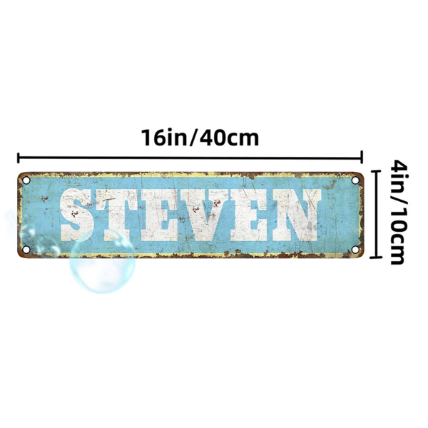 CIFbuy 复古铝制标牌 UV 印刷防尘防水车库咖啡馆酒吧墙面挂饰（TikTok、temu 下自提）-2