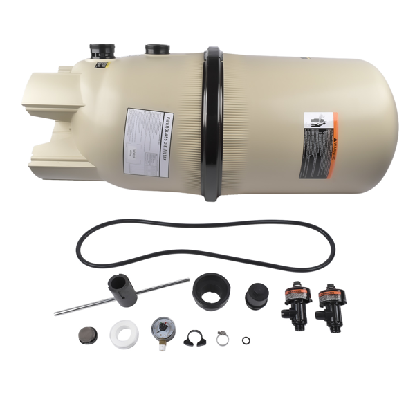 泳池过滤器 EC-180009 60 Sq. Ft. D.E Pool Filter Fiberglass Vertical Grid High Flow Removable Replacement for Pentair 180009-5