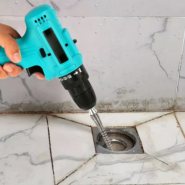 排水蛇、排水堵塞清除器 - 水槽排水清洁工具 厕所下水道、淋浴间、厨房、浴室、浴缸的排水堵塞清除器 开启器 清洁工具-5