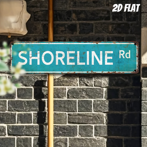 CIFbuy 复古铝制标牌新年情人节礼品家居墙面悬挂 2D 装饰牌匾（TikTok、temu 下自提）-5