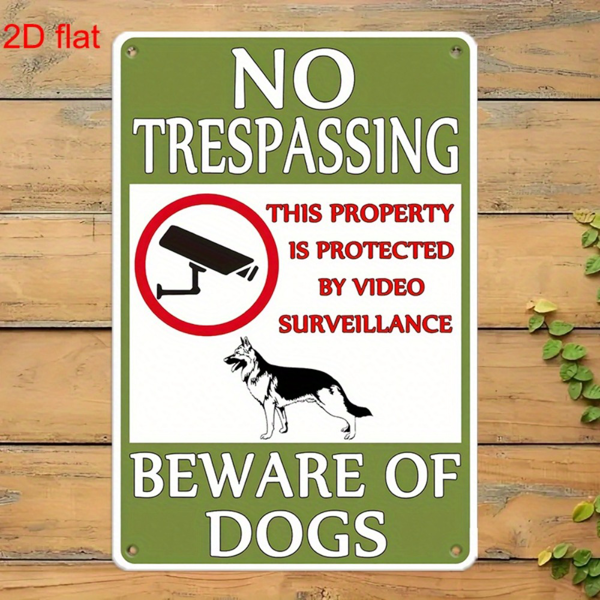 CIFbuy 复古玉米坑规则金属标牌乡村黑白铁艺家居学校公园庭院装饰（TikTok、temu 下自提）-5