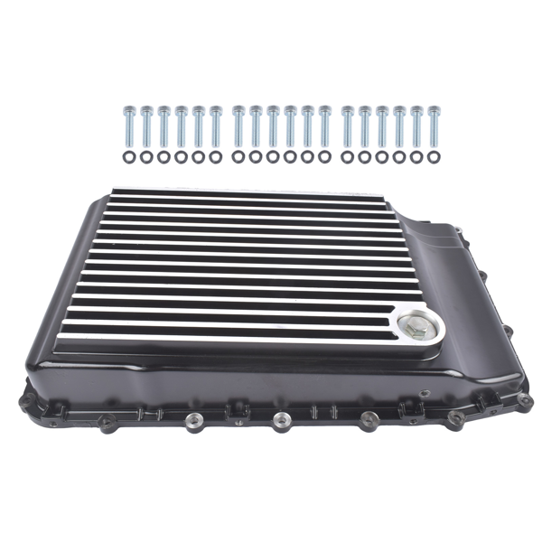 变速箱油底壳 Heavy Duty Cast Aluminum Transmission Oil Pan Replacement for Ford F-150 Mustang Expedition Ranger Explorer Lincoln Navigator 328053210-4