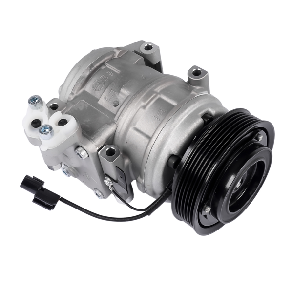 空调压缩机 12V 125W A/C Compressor with Clutch Fits for Hyundai Genesis Coupe 2.0L L4 2010-2012-2