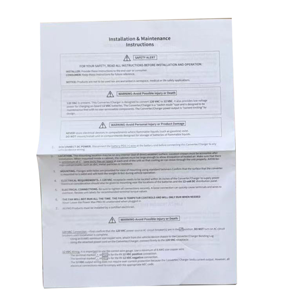 电源转换器 White PM3-75LK 75 Amp Power Converter 12 Volt Power Supply w/LED Indicator Light-8