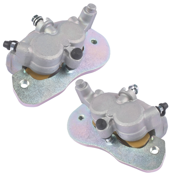 刹车卡钳 2pcs Front Brake Calipers & Sintered Pads Replacement for Can-Am Commander Defender Maverick 705601462+705601463-3