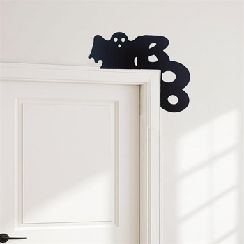 CIFbuy幽灵门挂饰万圣节门饰卧室客厅装饰墙贴趣味挂件(TikTok、temu下自提)