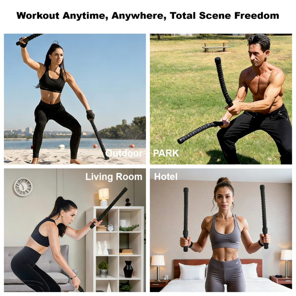 全新升级弹簧包胶无绳战绳 - 男女适用，便携可拆卸设计，在家中、办公室、户外或旅馆，随时随地都能锻炼（TK、Temu、Shein仅支持自提发货）-7