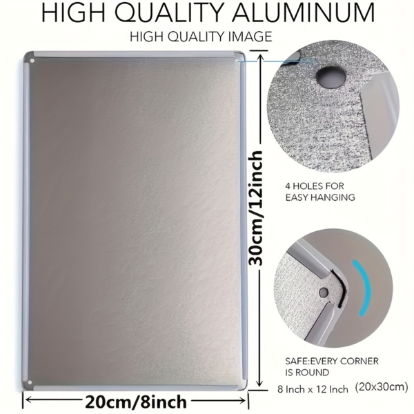 CIFbuy 西班牙语励志标语金属墙挂复古锡板墙面装饰牌（TikTok、temu 下自提）-2