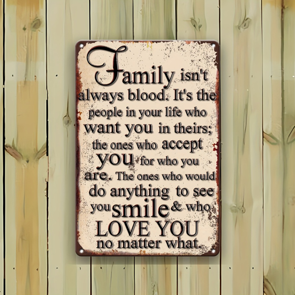 CIFbuy 金属铝制励志语录挂牌乡村风防水防锈墙面装饰卧室酒吧咖啡厅复古挂画（TikTok、temu 下自提）-7