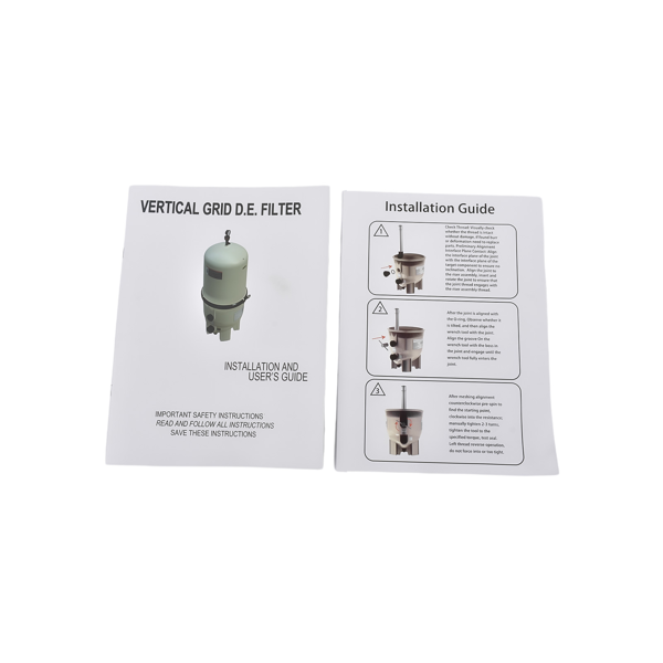 泳池过滤器 EC-180009 60 Sq. Ft. D.E Pool Filter Fiberglass Vertical Grid High Flow Removable Replacement for Pentair 180009-13