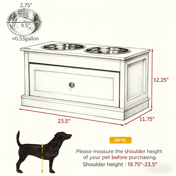 宠物喂食狗碗-4