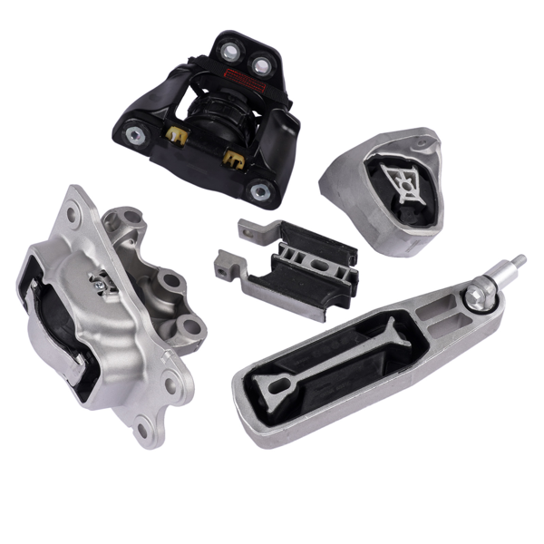 发动机支架 Engine Mount Bracket Kit Rear Left Right Upper Lower Fit for Volvo S60 V60 EM7436-3