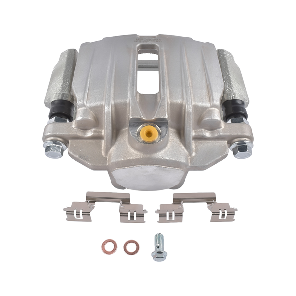 刹车钳 Rear Left Brake Caliper with Bracket Fits for Chevy Silverado Suburban GMC Sierra 1500 Silver 1Pc-5
