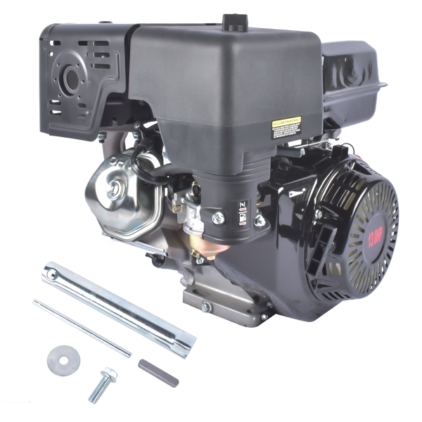 A3 四冲程 389cc 13HP OHV水平轴汽油发动机黑色 13HP 389cc Gas Engine, Horizontal Shaft 4 Stroke OHV Gas Motor, Go Kart Engine Motor Recoil Start Black-4