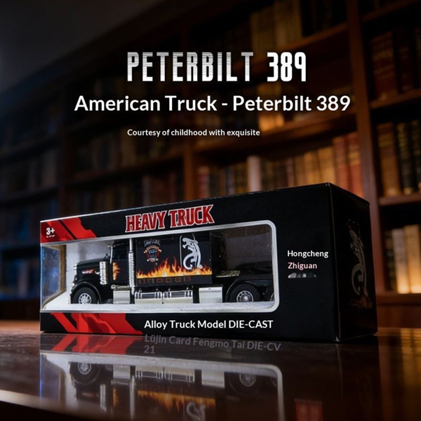 Semi Truck Toys for Boy Heavy Trucks,Metal Diecast Trucks Model Pull Back Cars with Light and Sound,Truck and Trailer Toys for Boys,Toy Trucks for Boys Age 4-8-9