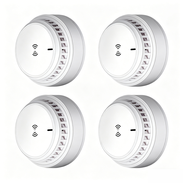 （4套）烟雾报警器家用消防安全传感器报警器包含电池 (物流仅支持发USPS，TK/TEMU仅自提) 各平台政策不同，链接已附相关资质，如无所需资质请勿上架-1
