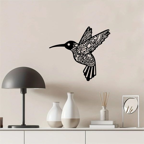 CIFbuy复古蜂鸟铁壁挂装饰 户外室内花园庭院客厅卧室通用（TikTok、temu下自提）-1