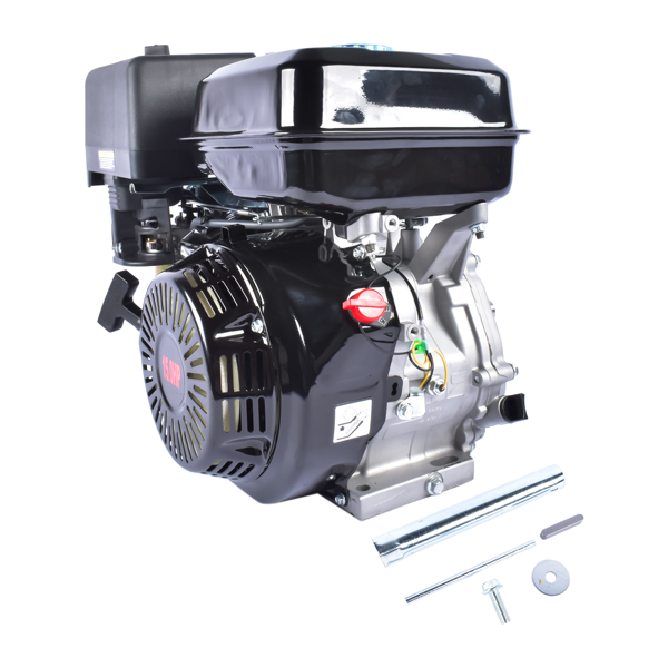 A3 四冲程 420cc 15HP OHV水平轴汽油发动机黑色 4 Stroke 15HP 420cc Gas Engine Black, Horizontal Shaft OHV Gas Motor, Recoil Start Go Kart Motor Engine for Log Splitters Compressors Lawn Mowers-6