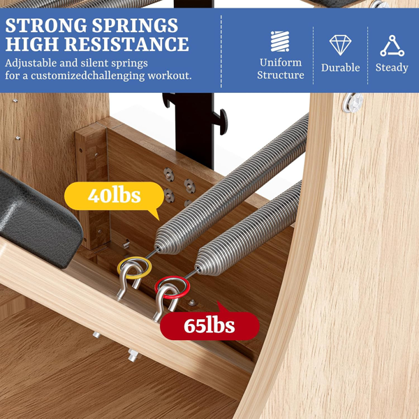 普拉提椅 Wunda椅 普拉提组合椅 带手柄 分离踏板 瑜伽核心训练康复用改革者机 包含防滑袜-8