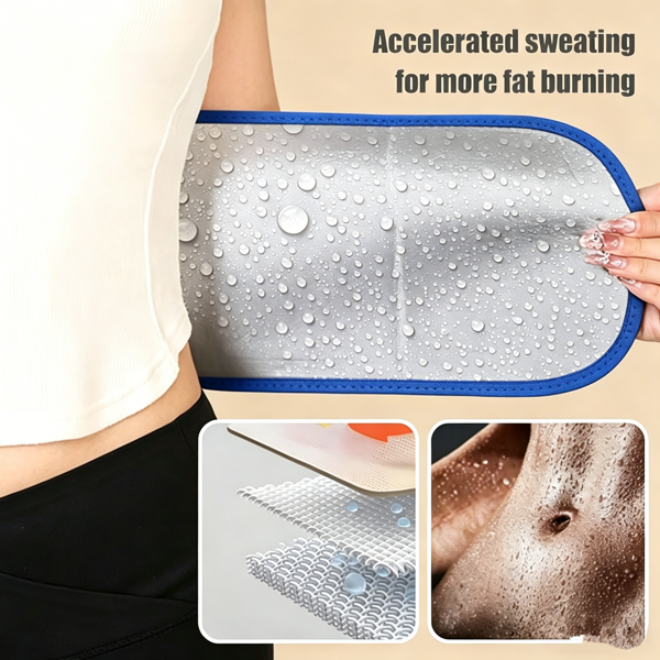 束腰带身体塑形带减重束腹带腰身训练带蓝-黑-银色带手机口袋 (物流仅支持发USPS，TK/TEMU仅自提) 各平台政策不同，链接已附相关资质，如无所需资质请勿上架-8