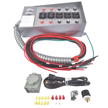 发电机转换开关套件 Generator Conversion Manual Transfer Switch Kit 7500W Pro/Tran 31410CRK 30A