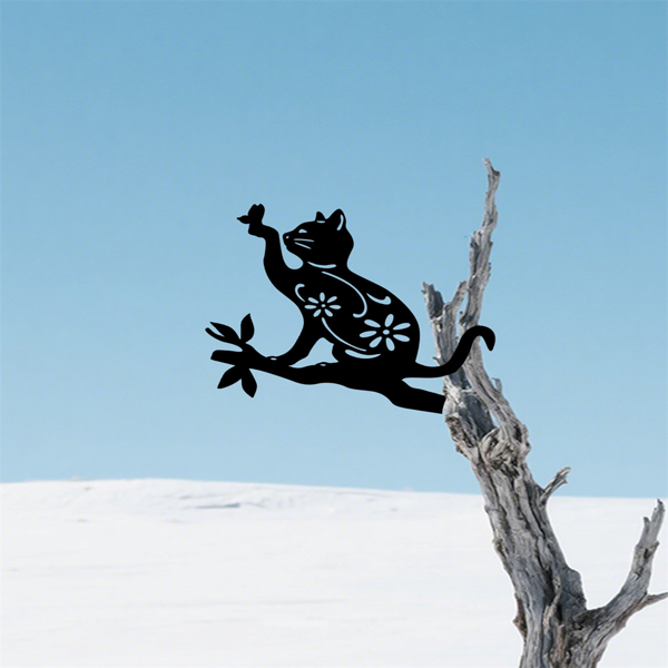 CIFbuy 乡村风格农舍户外动物剪影墙面装饰品，适用于花园、露台和庭院（支持TikTok平台，提供上门取货服务）-4