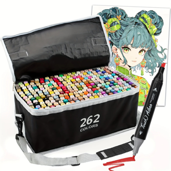 262pcs双头马克笔套装