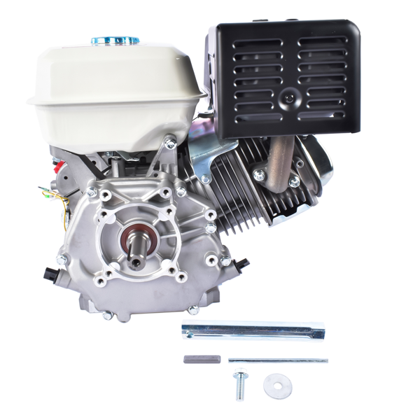 A3 四冲程 420cc 15HP OHV水平轴汽油发动机红色 4 Stroke 15HP 420cc Gas Engine, Horizontal Shaft OHV Gas Motor, Shaft 1" (25mm) Diameter, Go Kart Motor Engine for Log Splitters Compressors Lawn Mowers-11