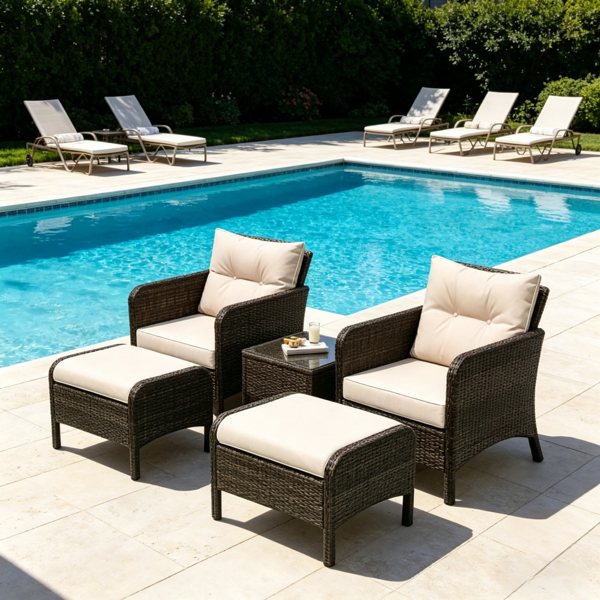 户外花园沙发套装 /藤编沙发-6